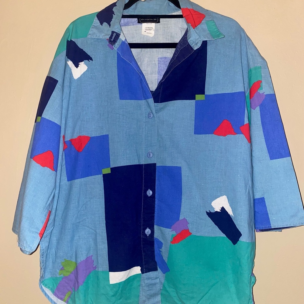 Vintage Los Angeles 2B Patterned Geometric Shirt